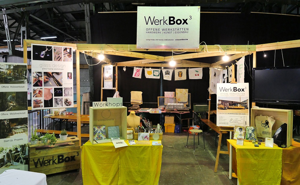 Werkbox3 auf der Make Munich 2019 - Siebdruck München Glasfusing Glasschmuck