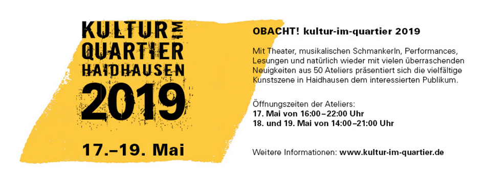 OBACHT 2019 - Kultur im Quartier Haidhausen