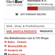 Spenden Online-Shop offene Werkstatt München