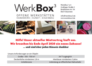 Halle Werkstatt gesucht in München